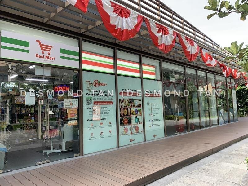 Retail Shop for Rent at The Glades, Next to Tanah Merah MRT