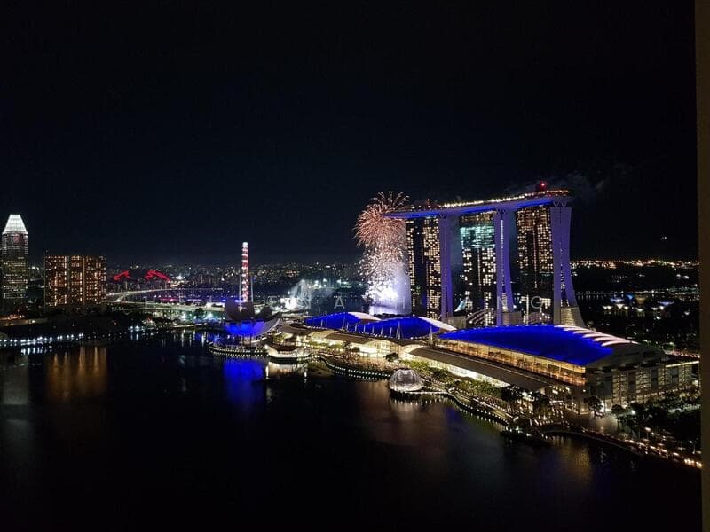 2-Bed 2-Bath at The Sail @ Marina Bay with Sea Vista Views