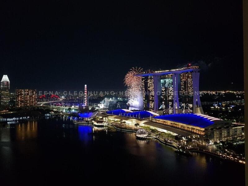 2-Bed 2-Bath at The Sail @ Marina Bay with Sea Vista Views
