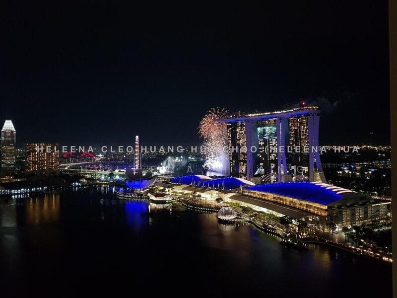 2-Bed 2-Bath at The Sail @ Marina Bay with Sea Vista Views