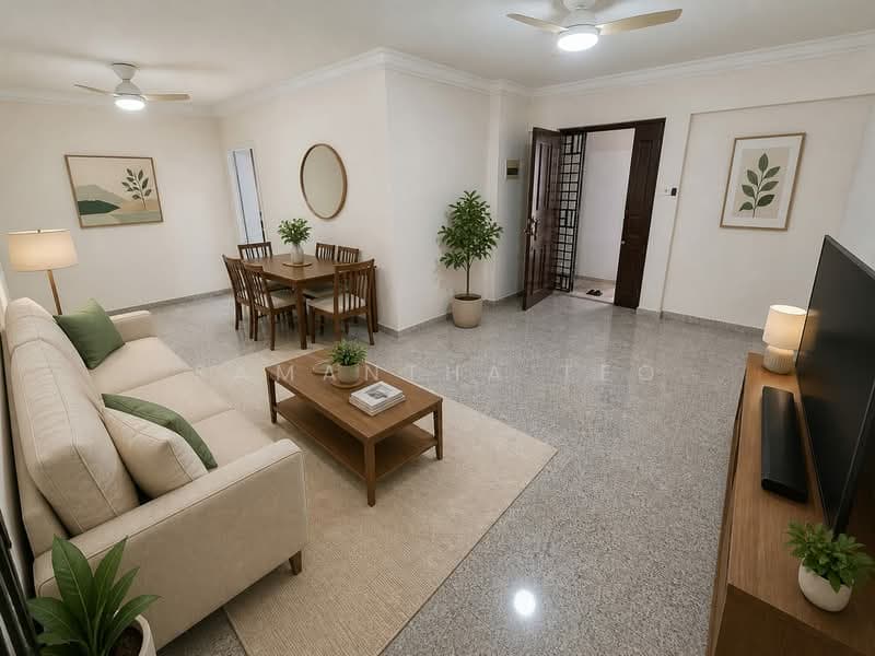 4A HDB Flat at 21 Jalan Membina, Middle Floor, Tiong Bahru