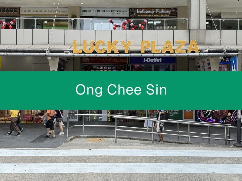 Lucky Plaza Ground Floor F&B Unit Facing Orchard Road