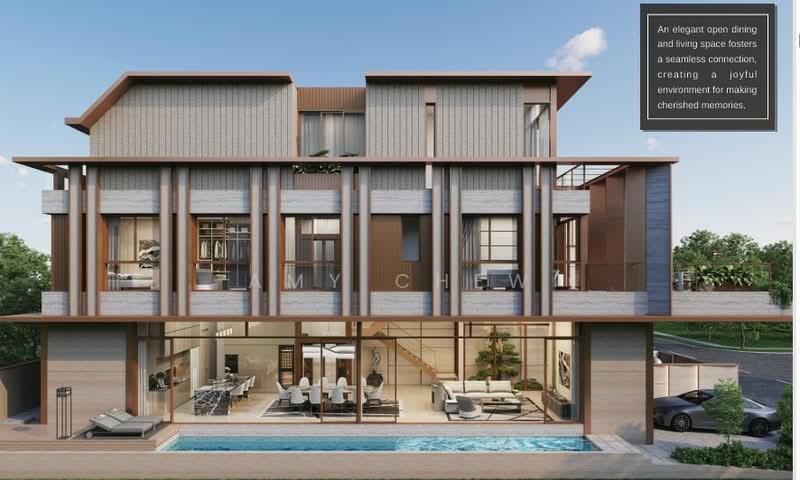Brand New Freehold Luxury Link Bungalow with Lift & Pool – Opera Estate D15