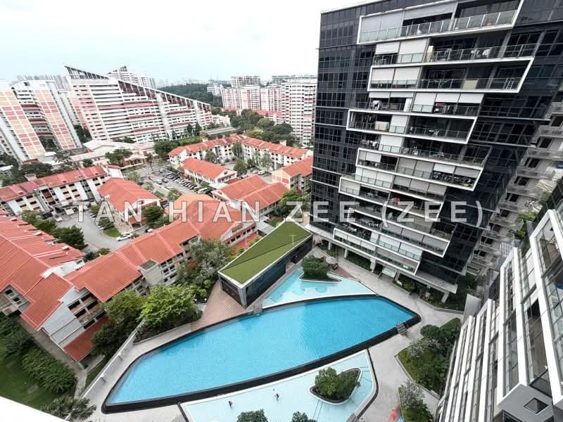 High Floor Pool-Facing 1-Bed + Study at The Poiz Residences