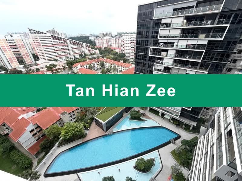 High Floor Pool-Facing 1-Bed + Study at The Poiz Residences