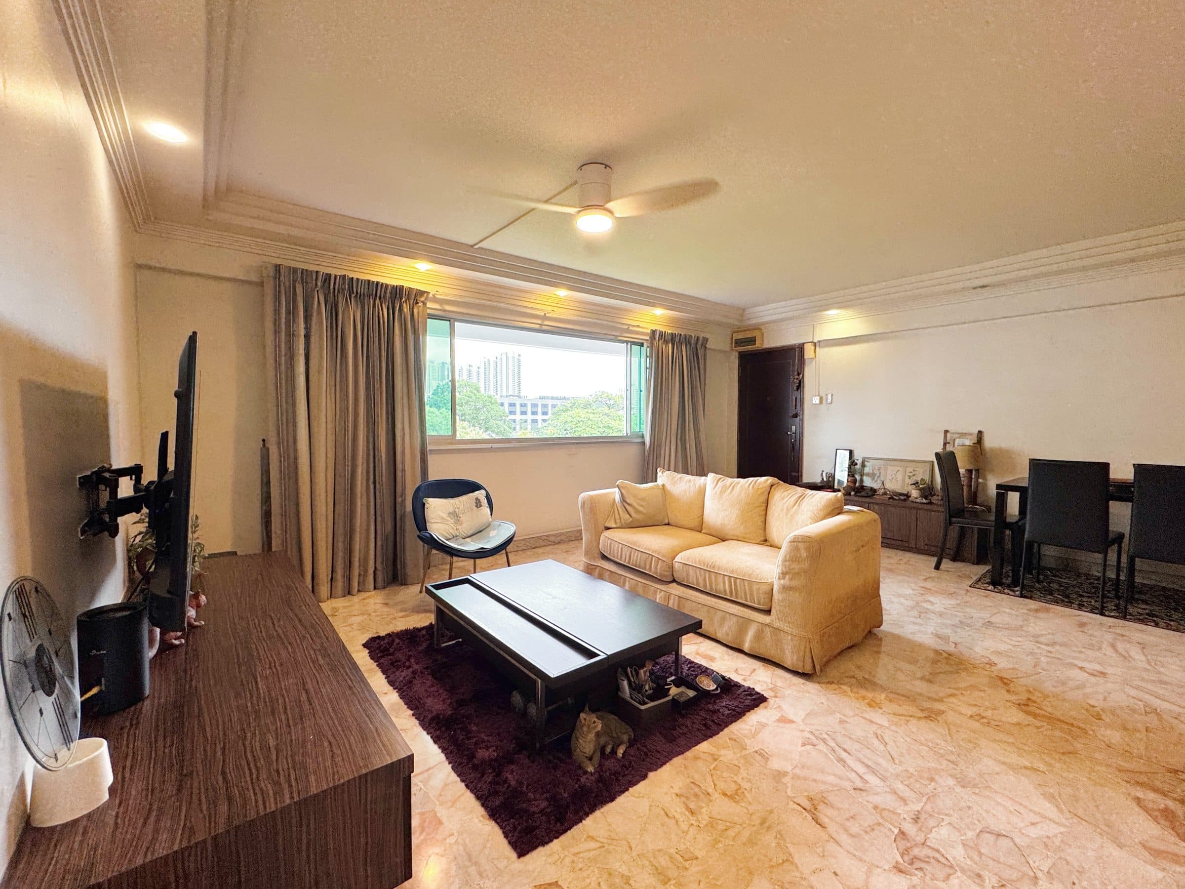 4A HDB Flat at 105 Bishan Street 12 – High-Floor Corner Unit