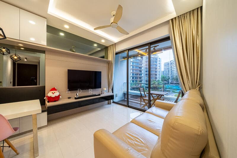 D'Nest 2-Bed Pool-Facing Unit, 775 sqft, District 18