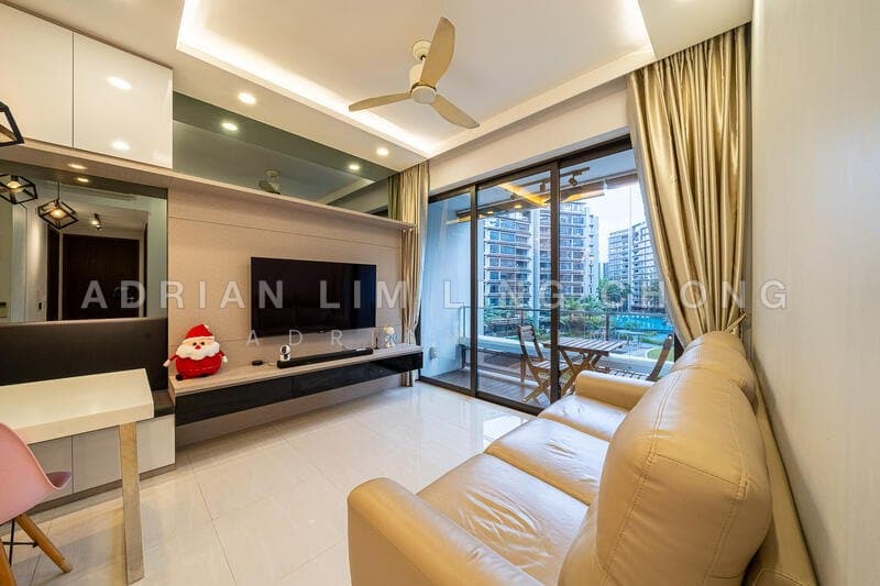 D'Nest 2-Bed Pool-Facing Unit, 775 sqft, District 18
