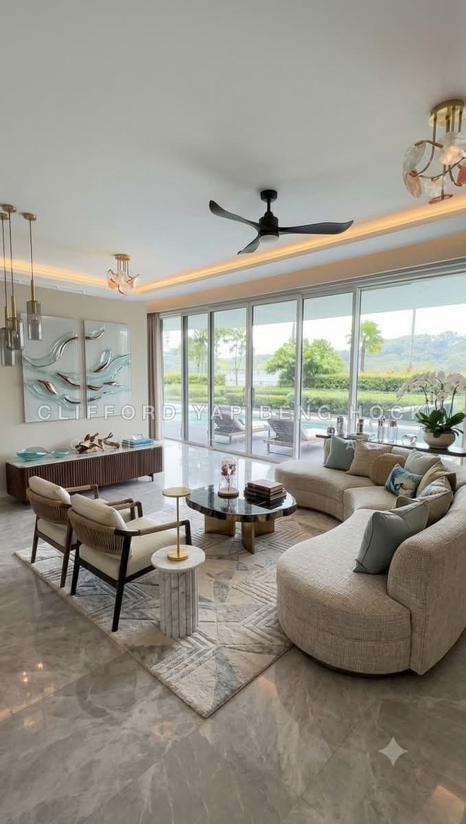 Corals at Keppel Bay – Ground Floor Villa with Private Pool & 270° Waterfront Views
